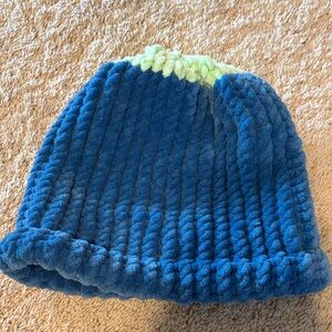 Cozy Blue and Green Beanie